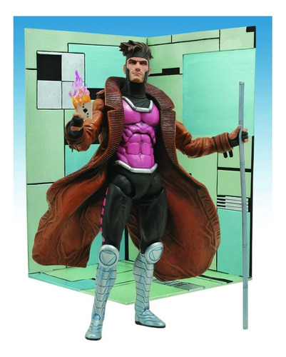 Gambit: Marvel Diamond Select Toys. 2011. Completa.