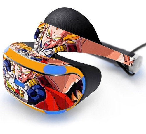 Adesivo Vinil Dragon Ball Oculos Vr Zvr2 Playstation Ps4 Son