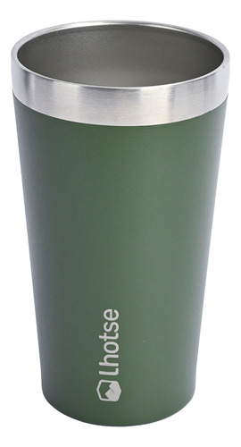 Vaso Térmico Insulado Camping 480ml Green