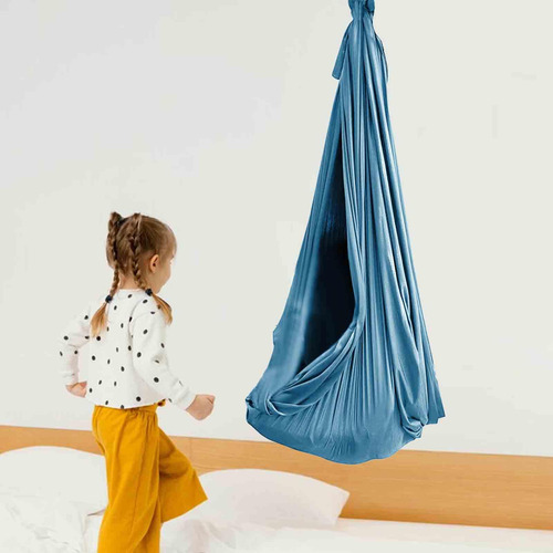 Columpio Para Interiores, Columpio Colgante, Azul Y L