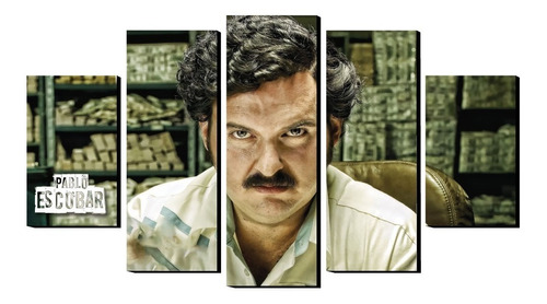 Cuadros Pablo Escobar Grande 150 X 90 Cm 5 Piezas