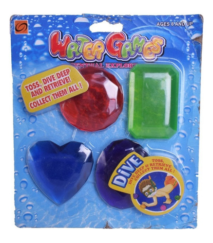 Juego Para Pileta Piedras Preciosas Water Game 