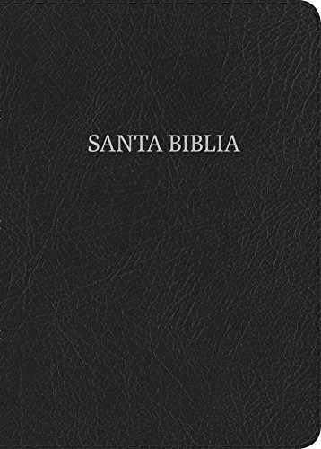 Rvr 1960 Biblia Letra Super Gigante Negro, Piel Fabricada (s