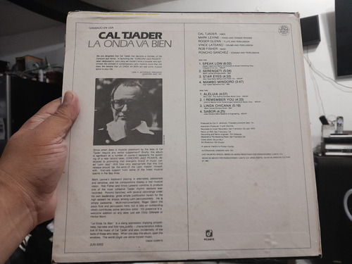 Lp Cal Tjader La Onda Va Bien En Acetato,long Play. (Usado)
