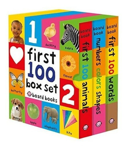 Libro Carton First 100 Board Book Box Set