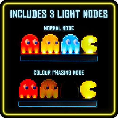 Pac Man And Ghosts Light, Lámpara De Figura Coleccionable De