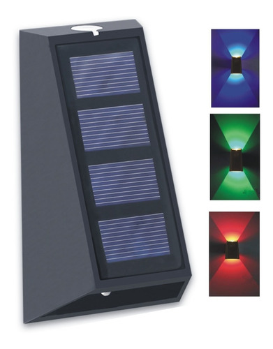 Luz Exterior Solar Doble Decorativa Rgb