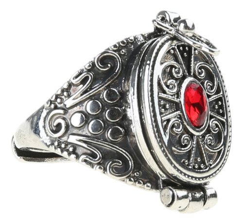 Anillo Gawu Box Con Compartimento Secreto Para Joyas Y Hierb
