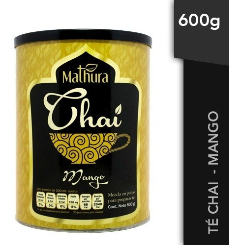 Te Chai Mango 1 Lata De 600g Marca Mathura