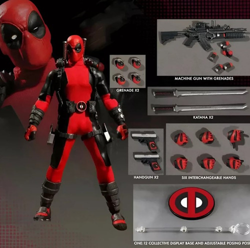 Figura Deadpool Legend Creation Mezco: One:12 Collective Ko