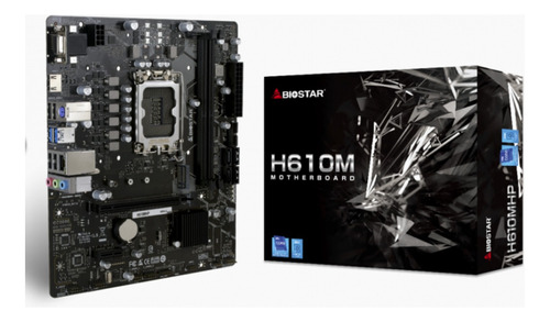 Placa-mãe Biostar H610mhp Intel Core Ddr4 64gb preta