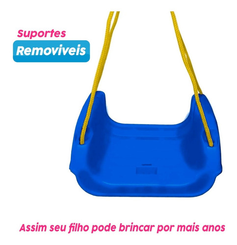 Imagem 2 de 10 de Balanço Infantil Spider Man Com Encosto E Cinto - Xalingo