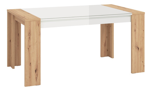 Mesa De Comedor Melosi Blanco Këssa Muebles