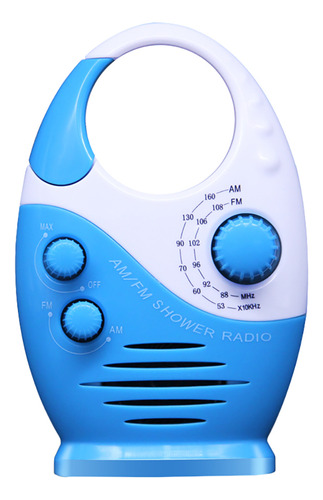 Mini Radio De Ducha Am/fm Impermeable Para Baño Doméstico