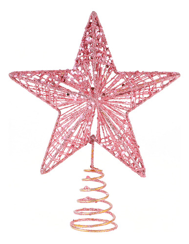 Hermoso Adorno De Estrella Para Árbol De Navidad De Hierro R