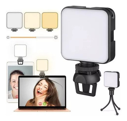 Kit Iluminación Videoconferencia Luz La Cámara Web Portátil