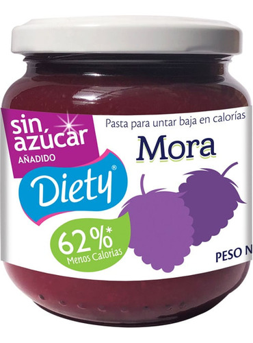 Mermelada Diety Mora X 230g