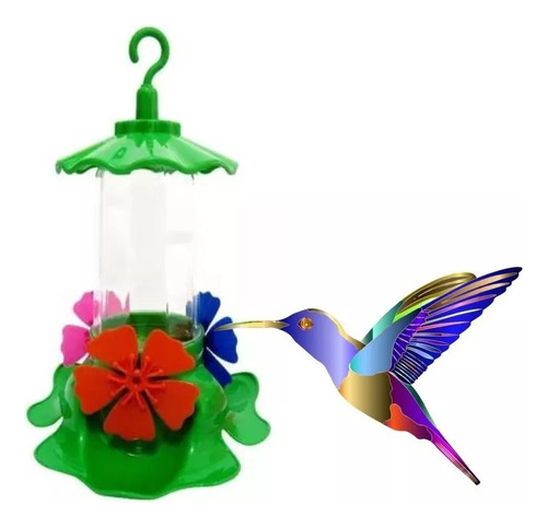 Bebedero Picaflor Aves Colibrí 200 Ml. - Grin Wall