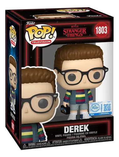 FUNKO POP! ストレンジャーシングス　デレク　ファイナルシーズン1803 Funko Pop Derek #1803 Exclusivo Stranger Things | MercadoLivre