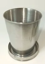 Comprar Vaso Plegable Portátil Acero Inox Camping  Viaje 150 Ml