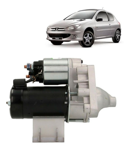 Motor Partida Para Peugeot 206 1.4 Berlina Dv4td 2002 2009