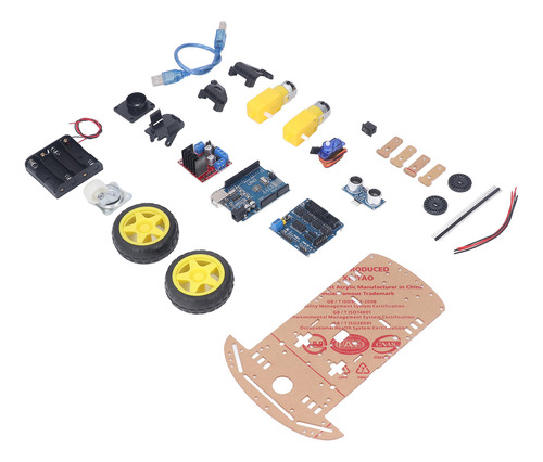 Kit De Chasis De Coche Robot Inteligente, Desarrollo Program