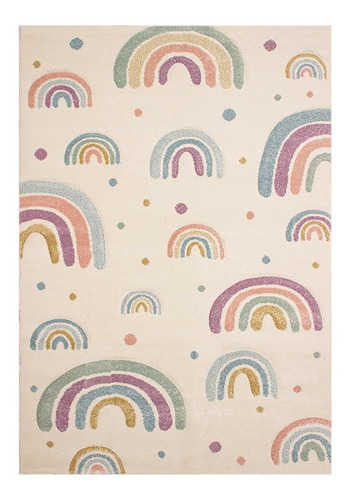 Tapete Decorativo Dib Colours 120x170 Cm ! Diseño De La Tela Kids Rainbows