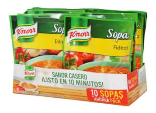 Knorr Sopas Surtidas 10 Piezas De 115 G Msi