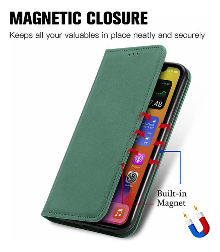 Funda Abatible Para Oppo A58 4g Funda Simple A Prueba De