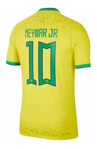 Camiseta Local 22/23 Selección De Brasil Neymar Jr Vini Jr