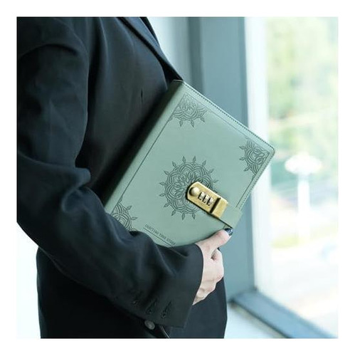 Wason Journal Con Lock A5 Binder Diary Diary Spiral Notebook