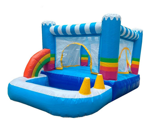 Inflable Cubo Arcoíris Juegos Inflables Para Niños