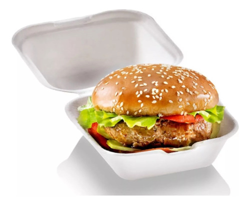 Contenedor Térmico Para Hamburguesas Reyma 50 Piezas