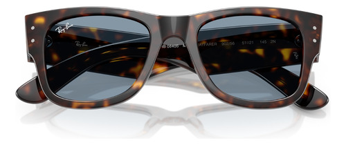Óculos De Sol Ray Ban Mega Wayfarer Havana Rb0840s 90256-51