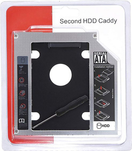 Caddy Hdd Ssd Aluminio 9.5 Y 12.7 Mm Disco Duro Sata Laptop