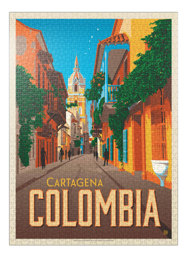 Mypuzzle Colombia: Cartagena, Póster , Rompecabezas Prémi.