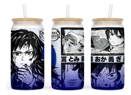 Vaso Glaceado Bambu Starbucks Demon Slayer Tomioka Giyu Anim