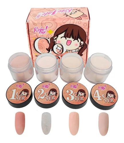 comprar Coleccion Polvo Acrilico Para Uñas, 4 Pzas Wapizima A Elegir