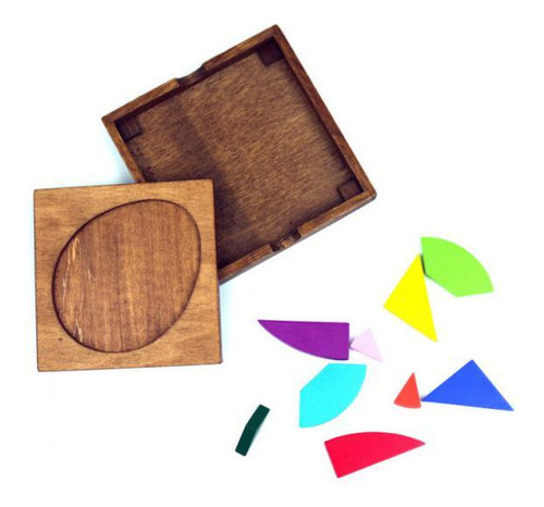 5 Rompecabezas De Geometría De Rompecabezas De Juguete Para