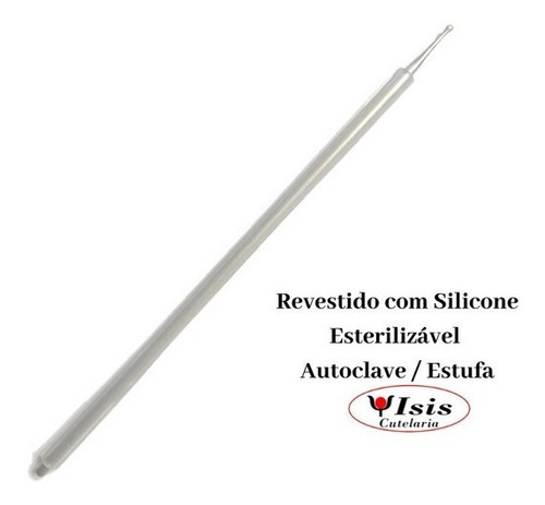 Boleador Inox Ísis Cutela Silic Transparente Decoracao Unhas