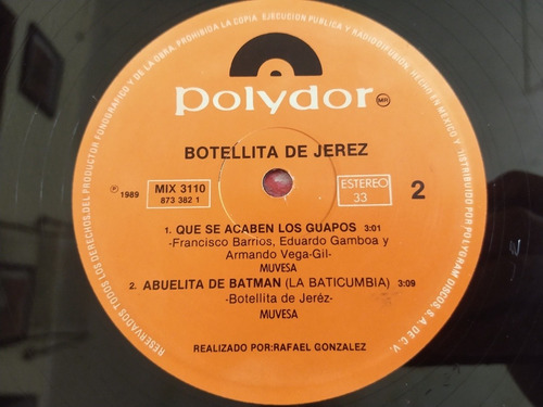 Botellita De Jerez Lp Abuelita De Batman Single | Meses sin intereses