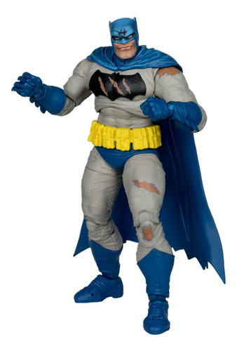 Batman-(battle Damage)7 -dc Multiverse-mcfarlane Toys (Usado)