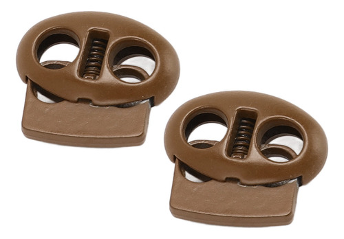 Spring Cord Lock, 30 Unidades, Multiusos, Con Doble Orificio