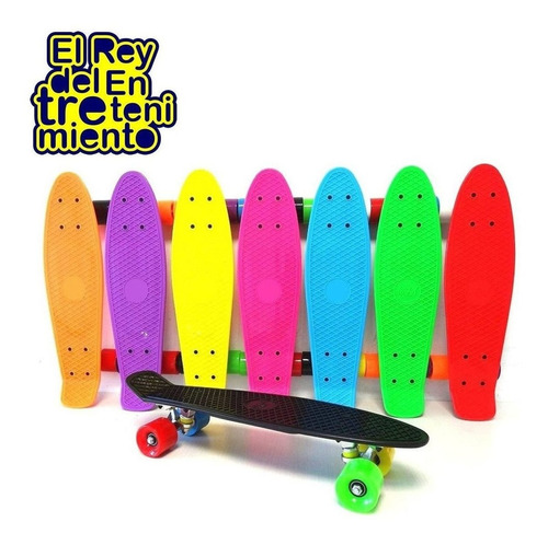 Imagen 4 de 6 de Skate Longboard Penny Patineta Aluminio Ruedas Pu - El Rey