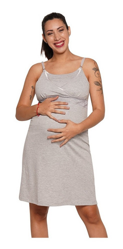 Imagen 3 de 10 de Camison Maternal +2corpiños Amamantar +2 Bombachas Postparto