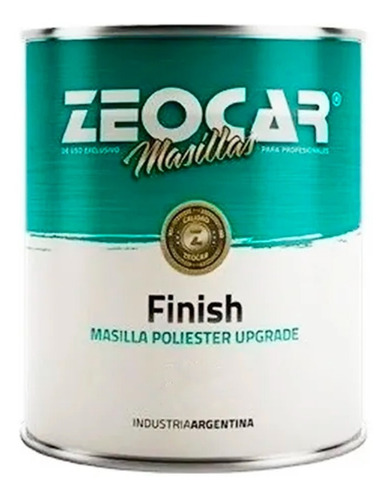 Zeocar Masilla Finish - 1kg  C/cat 