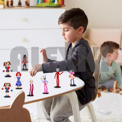 Figura De Acción The Amazing Digital Circus Niños 8 Piezas
