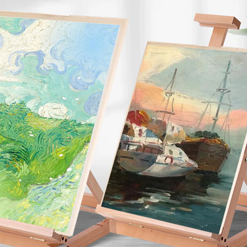 Rack De Exibição De Pintura A Óleo De Cavalete De Mesa