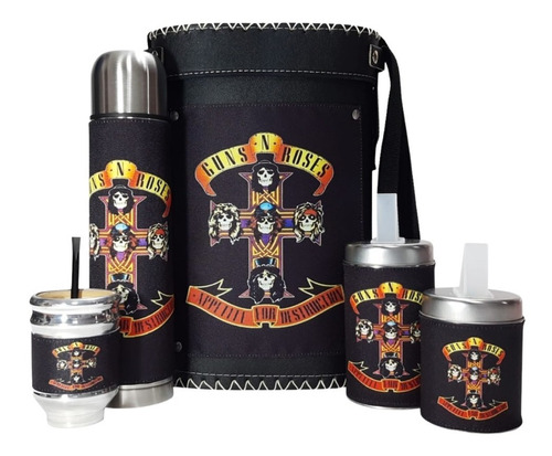 Kit De Mate Set Matero  Guns & Roses Musica Rock