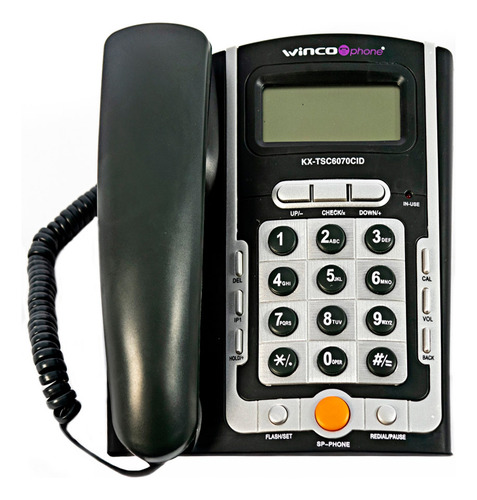 Teléfono Fijo Con Identificador Winco W7070 Manos Libres